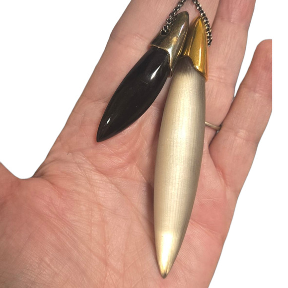 Alexis Bittar signed necklace 16" - Picture 2 of 7